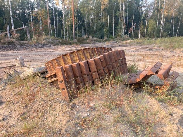 Гусеничная цепь на Бульдозер shantuy SD 22S